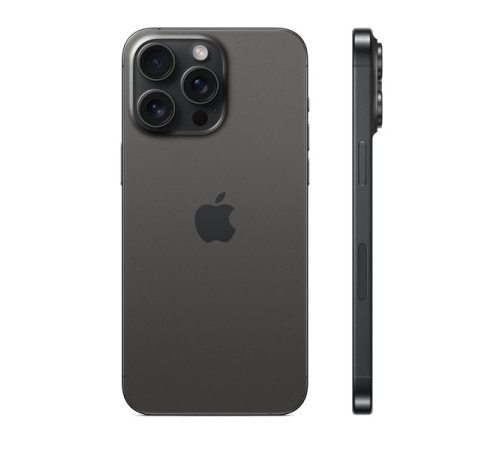 Apple iPhone 15 Pro Max 512GB nano SIM + eSim titanium black (титановый чёрный)