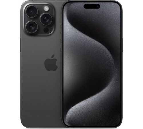 Apple iPhone 15 Pro Max 512GB nano SIM + eSim titanium black (титановый чёрный)