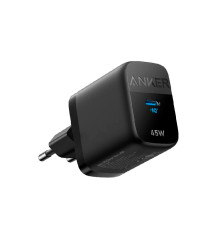 Сетевое зарядное устройство для Samsung компактное Anker 313 45Вт A2643 USB-C черный EAC