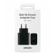 Сетевое зарядное устройство Samsung EP-TA220 35W 2-port USB/Type-c черный