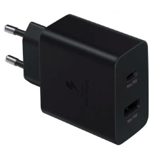Сетевое зарядное устройство Samsung EP-TA220  35W 2-port USB/Type-c черный