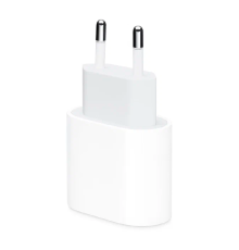 Сетевое зарядное устройство Apple 20W USB-C Power Adapter (MHJE3ZM/A) белый (SOT)