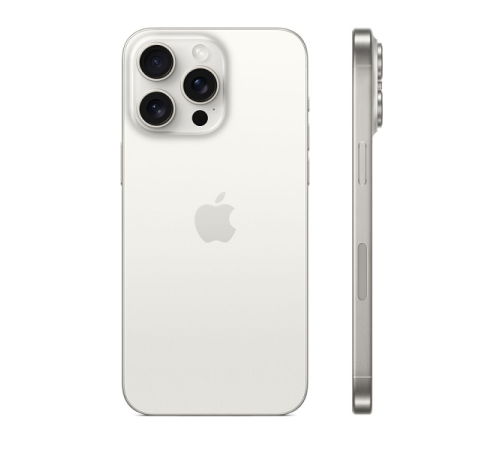 Apple iPhone 15 Pro Max 256GB nano SIM + eSim titanium white (титановый белый) новый, не актив, без комплекта Apple iPhone 15 Pro Max 256GB nano SIM + eSim titanium white (титановый белый) новый, не актив, без комплекта