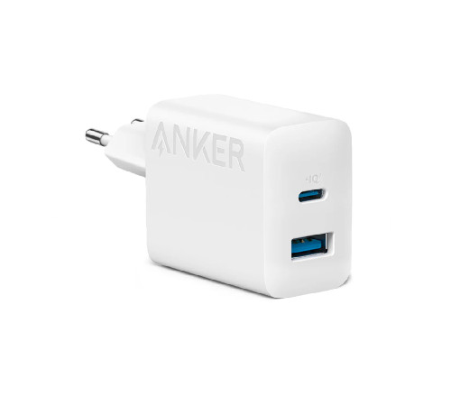 Сетевое зарядное устройство Anker 20W 312 USB/Type-C быстрая зарядка, белое EAC Сетевое зарядное устройство Anker 20W 312 USB/Type-C быстрая зарядка, белое EAC