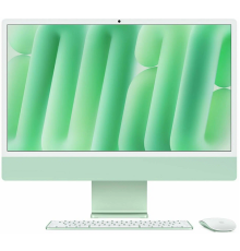 Моноблок Apple iMac 24 Retina 4,5K (M4 8C CPU, 8C GPU, 2024), 16 ГБ, 256 ГБ SSD, зеленый (MWUE3)