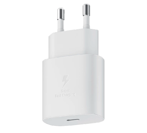 Сетевое зарядное устройство Samsung (TA800NWEGRU) USB T-C Fast Charging 25W белый EAC Сетевое зарядное устройство Samsung (TA800NWEGRU) USB T-C Fast Charging 25W белый EAC