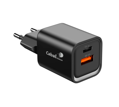 Сетевой блок Cabal Premium CP-TCH-351 35W GaN series черный Сетевой блок Cabal Premium CP-TCH-351 35W GaN series черный