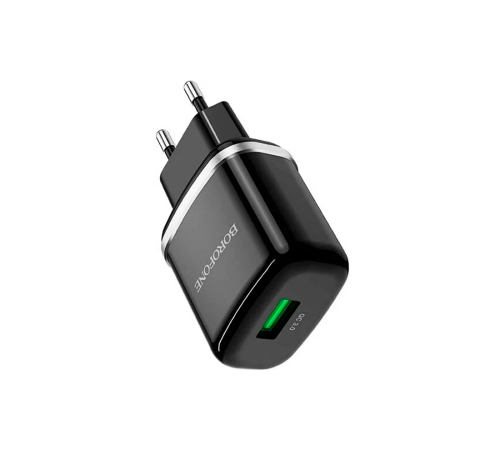 Сетевой блок BOROFONE BA36A 1xUSB 3A 18W черный Сетевой блок BOROFONE BA36A 1xUSB 3A 18W черный
