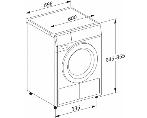 Сушильная машина Miele TCR790WP белая